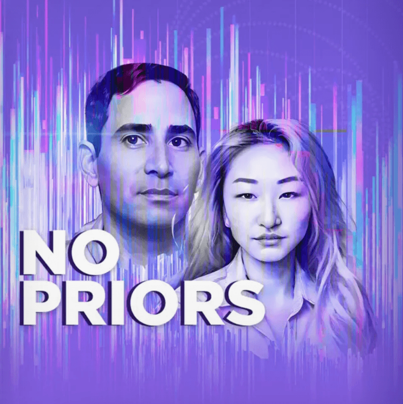 No Priors podcast cover art
