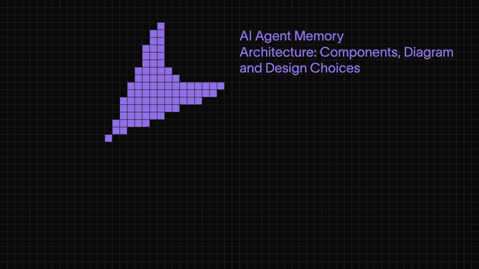 AI Agent Memory Architecture: Components, Diagram and Design Choices