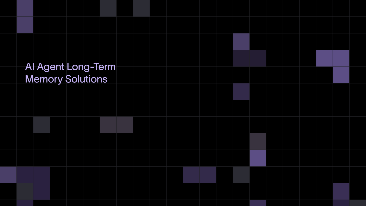 AI Agent Long-Term Memory Solutions — By Lifecycle, Not by Label