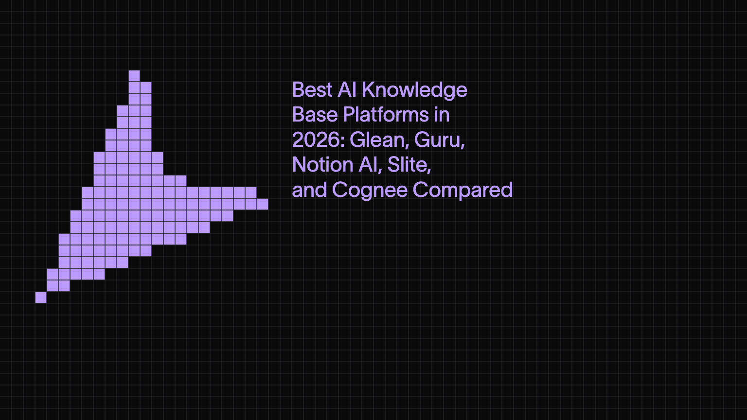 Best AI Knowledge Base Platforms in 2026: Glean, Guru, Notion AI, Slite, and Cognee Compared