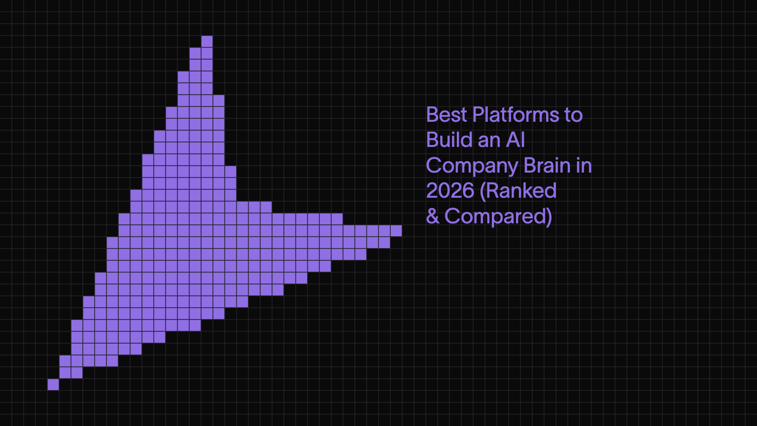 Best Platforms to Build an AI Company Brain in 2026 (Ranked & Compared)