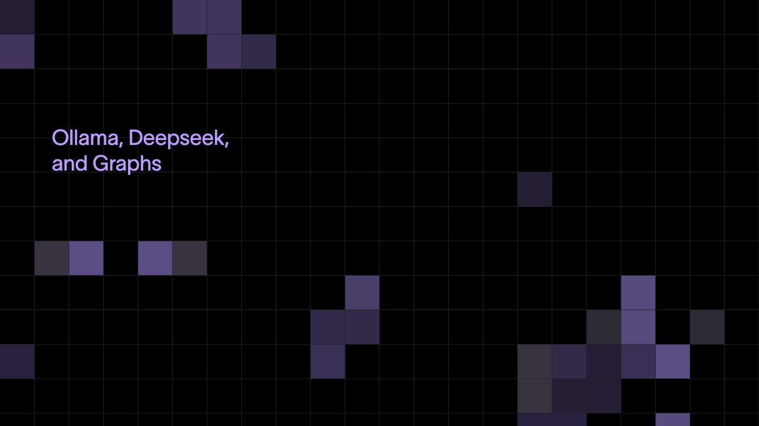 Ollama, Deepseek, and Graphs