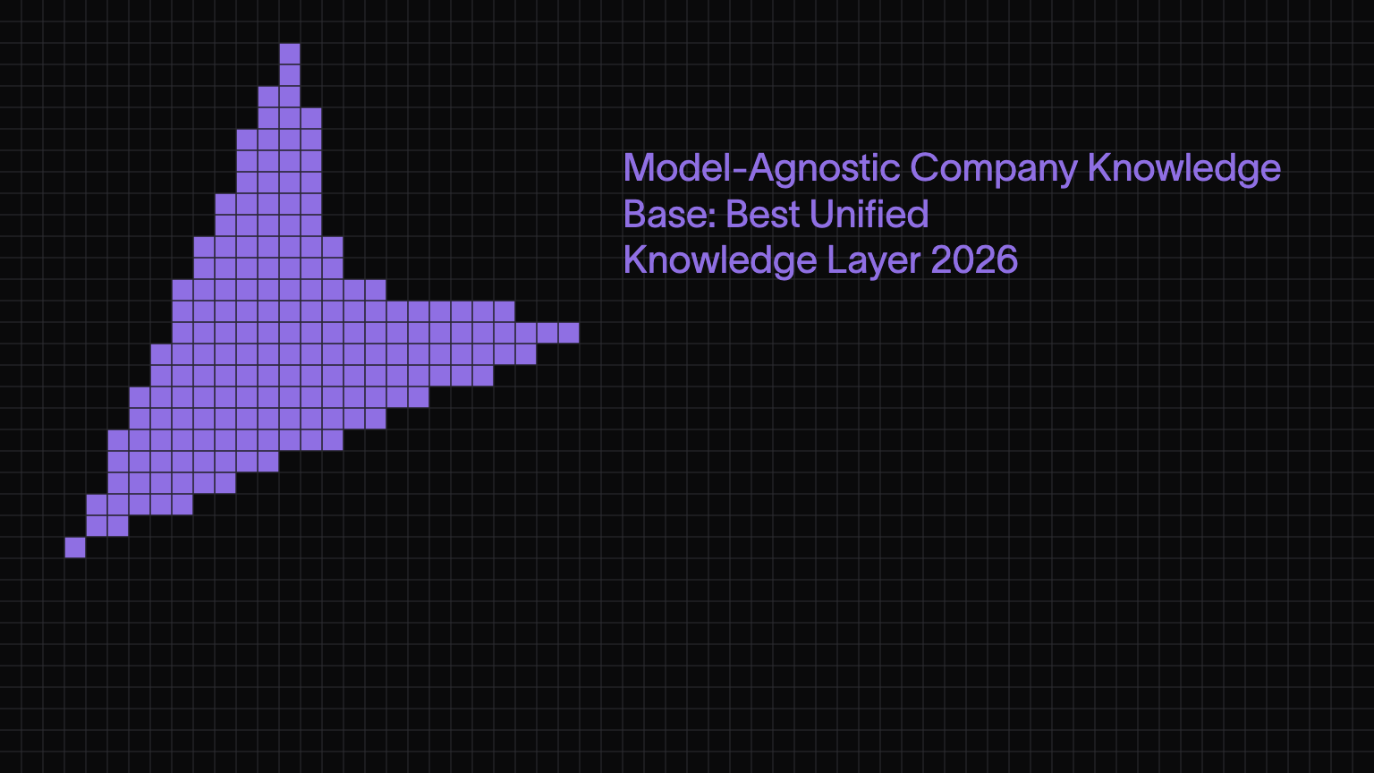 Model-Agnostic Company Knowledge Base: Best Unified Knowledge Layer 2026
